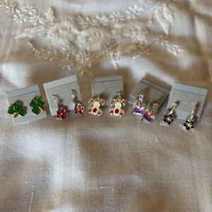 Set of Colorful earrings (mixed holiday)